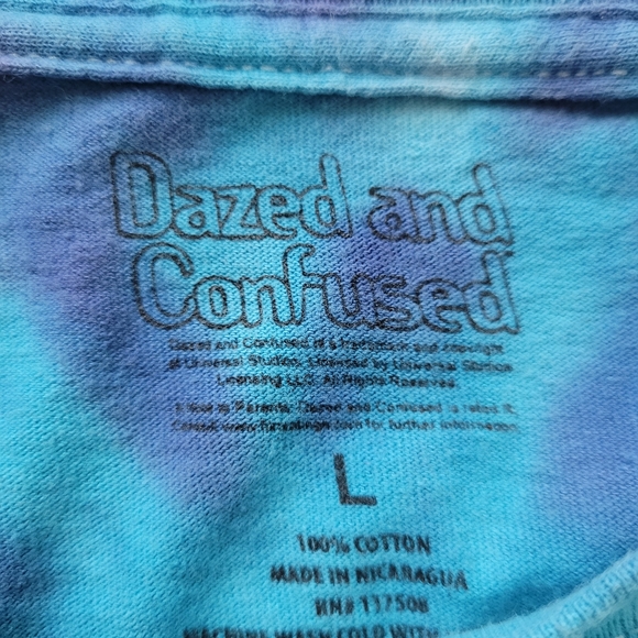 Vintage 1990s Dazed and confused movie tie die graphic Tshirt unisex - Picture 6 of 7